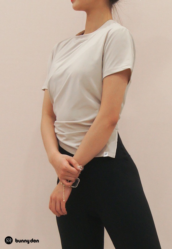 에어라이트 여성 트임 루즈핏 티셔츠 4color
